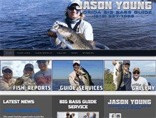 Tablet Screenshot of jasonyoungfishing.com